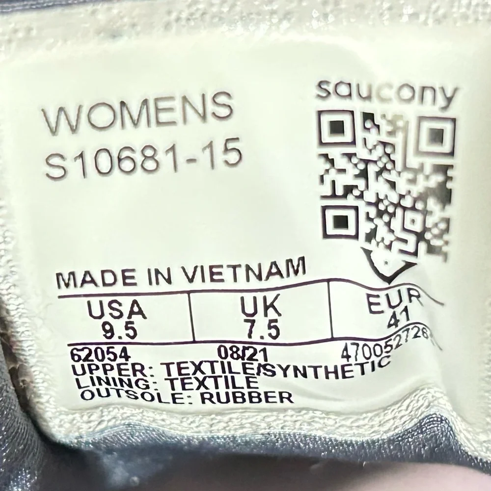 Saucony Womens Alloy Quartz Omni 20 Running Athletic Sneakers Shoes SZ US 9.5 - Picture 11 of 11